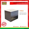 ตู้เฟอร์นิเจอร์ #CL-9105-GY (รุ่นอะควา)+NL-0705 (สีเทา) NASCO